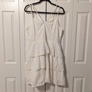 NWT AE White Tiered Sundress